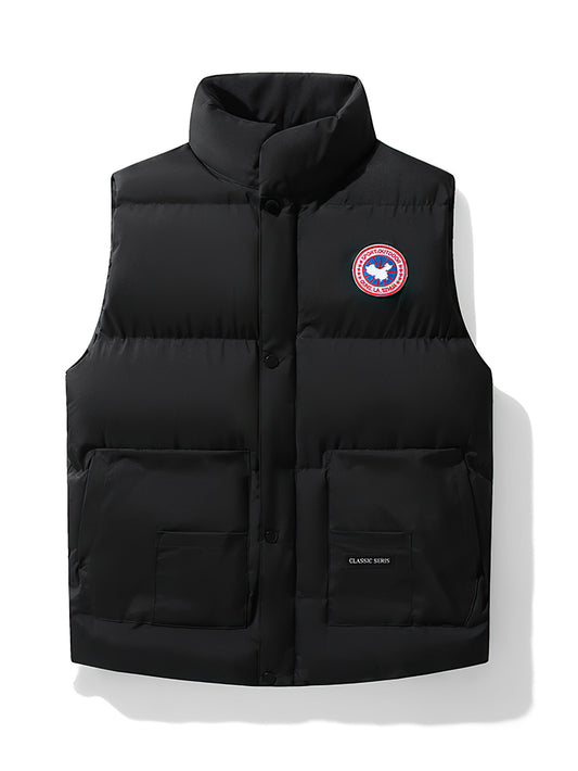 Men's Trendy Goose Down Puffer Vest - 4 Colors